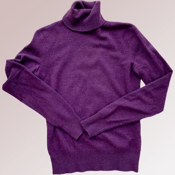 Ralph Lauren Sweaters - Ralph Lauren Royal purple cashmere turtleneck